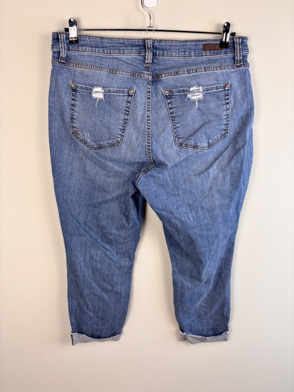 Kut From The Kloth Asher Cuffed Ankle Jean Size 16W - Picture 4 of 4